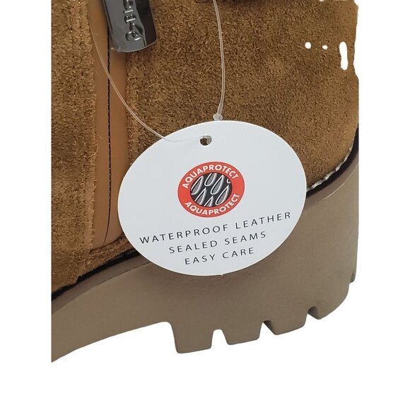 BLONDO DEVIN Waterproof Boots Camel Suede Size 7.5 - Picture 7 of 11